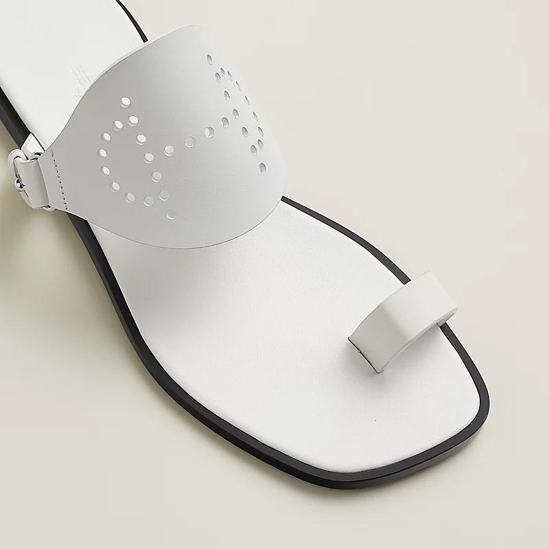 Dép Hermes Hera Sandal Nữ Trắng